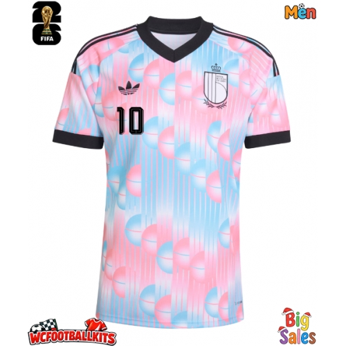 Belgium Leandro Trossard #10 Replica Away Stadium Shirt World Cup 2026 Short Sleeve